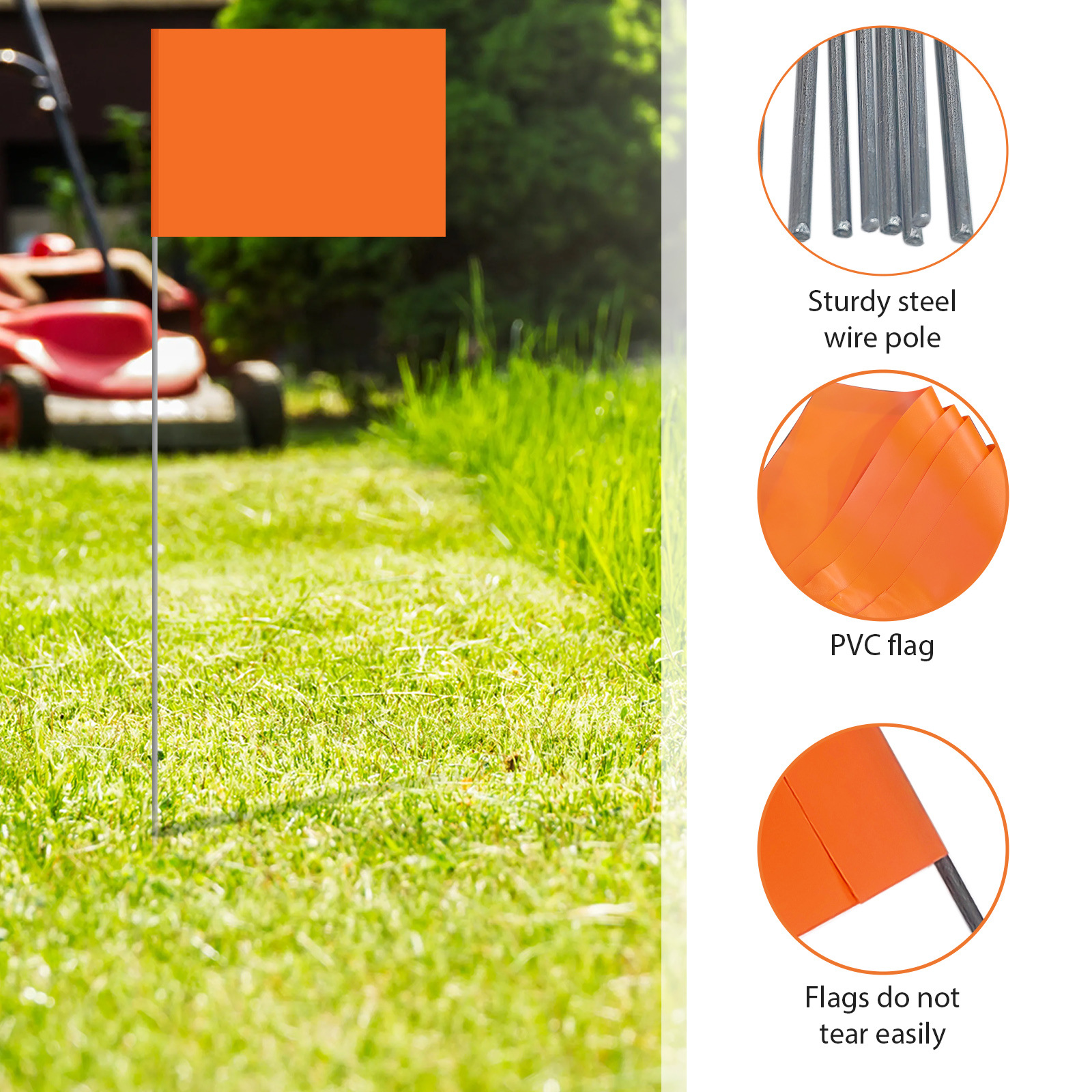 Customized Lawn Marking Flag